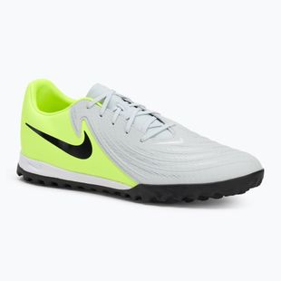 Încălțăminte de fotbal pentru bărbați Nike Phantom GX 2 Academy TF metallic silver/volt/black