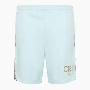 Pantaloni scurți de fotbal pentru copii Nike CR7 Academy Dri-FIT barely green/ blue void/ metallic gold