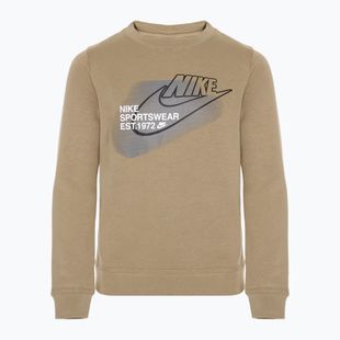Bluză pentru copii Nike Sportswear Standard Issue Crew-Neck khaki