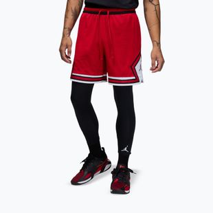 Pantaloni scurți de baschet pentru bărbați Nike Jordan Mesh Diamond 4" gym red/white/black