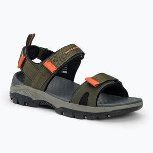 Sandale pentru bărbați SKECHERS Tresmen Ryer olive/black/orange