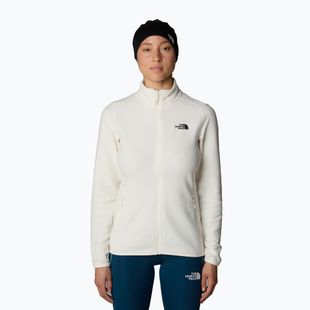 Hanorac pentru femei The North Face 100 Glacier FZ white dune/npf