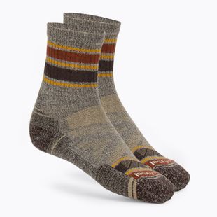 Șosete pentru bărbați Smartwool Performance Hike Light Cushion Striped Mid Crew taupe/natural marl