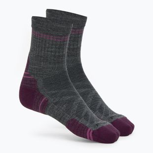 Șosete pentru femei Samrtwool Hike Targeted Cushion Mid Crew medium gray