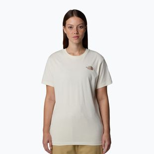 Tricou pentru femei  The North Face Box Nse Relaxed Tee white dune/latt