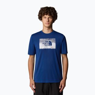 Tricou pentru bărbați  The North Face Foundation Abstract Graphic Tee estate blue