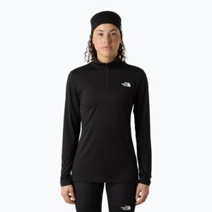 Tricou pentru femei The North Face Flex 1/4 Zip Slim black