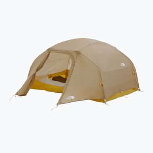 Cort de trekking pentru 3-persoane The North Face Trail Lite 3 khaki stone/ arrowwood yellow
