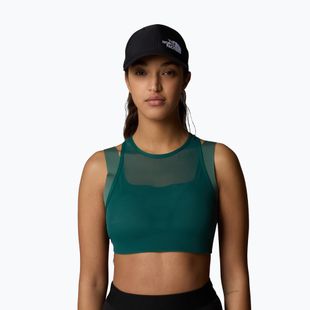 Sutien de antrenament The North Face Refina Double Layer deep nori