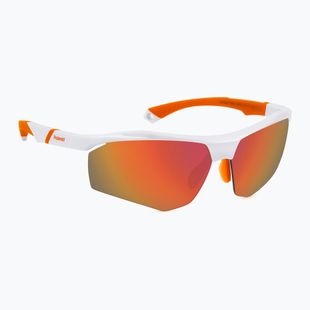 Ochelari de soare pentru bărbați Polaroid PLD 7055/S white/red multilayer polarized high contrast