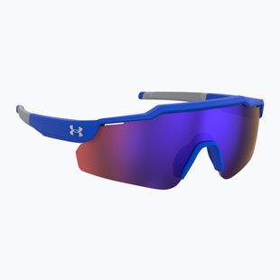 Ochelari de soare pentru copii Under Armour Levelup Jr S3 matte blue grey/infrared
