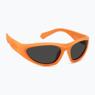 Ochelari de soare Polaroid PLD 2165/S matte orange/grey polarized