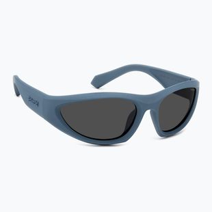 Ochelari de soare Polaroid PLD 2165/S matte blue/grey polarized