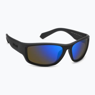 Ochelari de soare pentru bărbați Polaroid PLD 2166/S matte black blue/blue mirror polarized