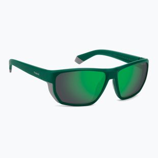 Ochelari de soare pentru bărbați Polaroid PLD 7057/S matte teal/greygreen mirror polarized