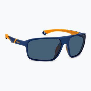 Ochelari de soare pentru bărbați Polaroid PLD 7058/S matte blue/blue polarized high contrast