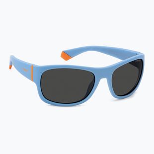 Ochelari de soare pentru copii Polaroid PLD 8064/S azure/grey polarized