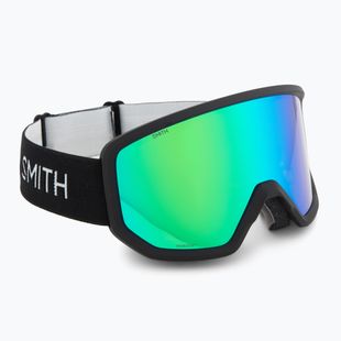 Ochleari de schi Smith Transfer black/green sol-x mirror