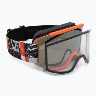 Ochleari de schi Smith Squad cinder chop up/chrp sun black gold mirror/clear
