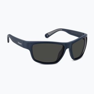 Ochelari de soare Polaroid PLD 7037/S matte blue/grey polarized