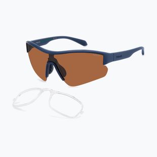 Ochelari de soare Polaroid PLD 7061/CI/S matte blue/copper polarized