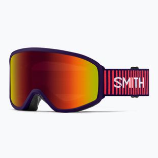 Ochelari de schi pentru copii Smith Reason OTG S3 deep plum gradient/red solx mirror antifog