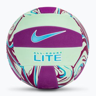 Minge de volei Nike All Court Lite Volleyball Deflated size 5 vivid purple/mint foam/baltic blue
