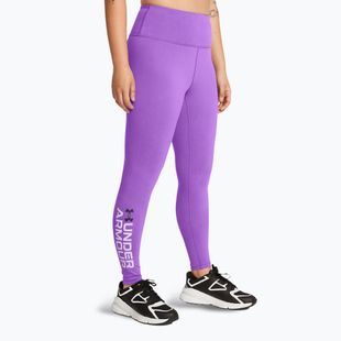 Colanți de antrenament pentru femei Under Armour Campus Graphic lavish/salt purple/black