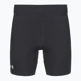 Colanți de alergare pentru bărbați Under Armour Launch Half Tights black/black/metallic silver