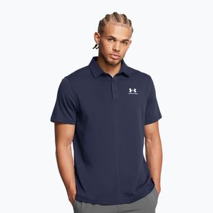 Tricou polo pentru bărbați Under Armour Icon Polo midnight navy/white