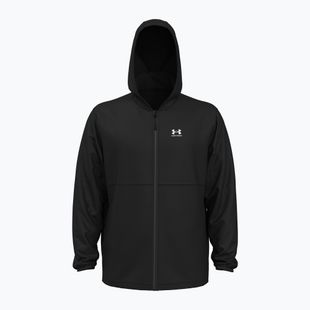 Geacă de antrenament pentru bărbați Under Armour Vibe Woven Windbreaker black/white