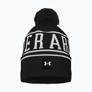 Căciulă de iarnă pentru bărbați Under Armour Halftime Pom Beanie black/white/white