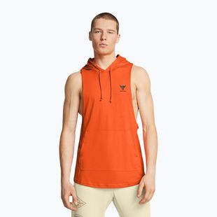 Tricou de antrenament bărbați Under Armour Project Rock Payoff SL HD orange