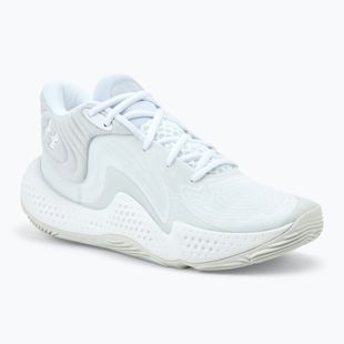 Încălțămitnte de baschet Under Armour Spawn 6 white/distant gray/white clay