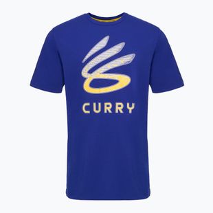 Tricou pentru bărbați Under Armour Curry Logo Trend royal/white/taxi