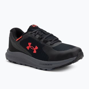 Under Armour Charged Bandit Trail 3 pantofi de alergare pentru bărbați negru/negru/racer red