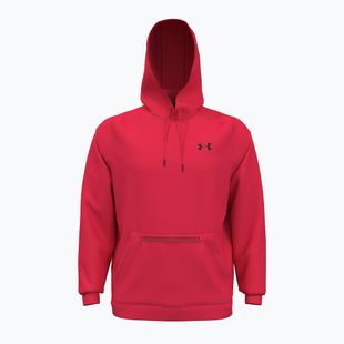 Hanorac Under Armour Fleece Pro Kangra HD roșu/negru pentru bărbați