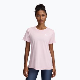 Tricou de antrenament pentru femei  Under Armour Tech C-Twist prime pink/white