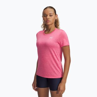 Tricou de antrenament pentru femei  Under Armour Tech C-Twist super pink/white