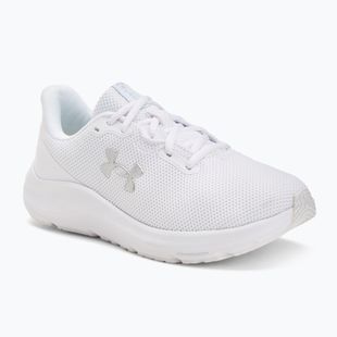 Încălțăminte de alergare pentru femei Under Armour Charged Pursuit 4 white/white/metallic silver