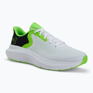 Încălțăminte de alergare pentru bărbați Under Armour Charged Rogue 5 white/black/hyper green