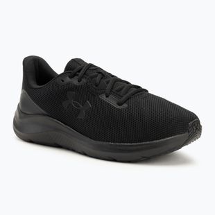 Încălțăminte de alergare pentru bărbați Under Armour Charged Pursuit 4 black/black/black