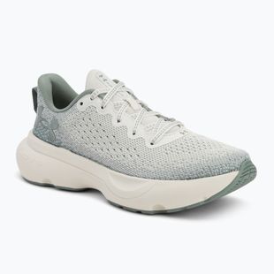 Încălțăminte de alergare pentru femei Under Armour Infinite white quartz/silica green/metallic silica
