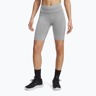 Pantaloni scurți de antrenament pentru femei Under Armour Vanish Seamless Washed black / white