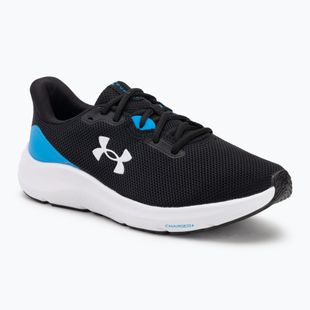 Încălțăminte de alergare pentru bărbați Under Armour Charged Pursuit 4 black/electric blue/white