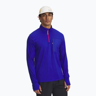 Bluză de alergare pentru bărbați Under Armour Trail Run Quarter Zip royal/reflective