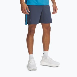 Pantaloni scurți de alergare pentru bărbați Under Armour Launch Pro 7" downpour gray / ether blue / reflective