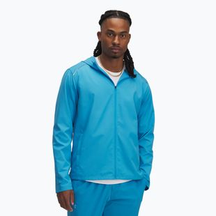 Geacă de alergare pentru bărbați  Under Armour Storm Run Hooded ether blue/downpour gray/reflective