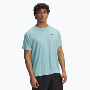 Tricou de antrenament pentru bărbați Under Armour Tech Textured stream/black