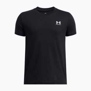 Tricou pentru copii Under Armour Sportstyle Left Chest black